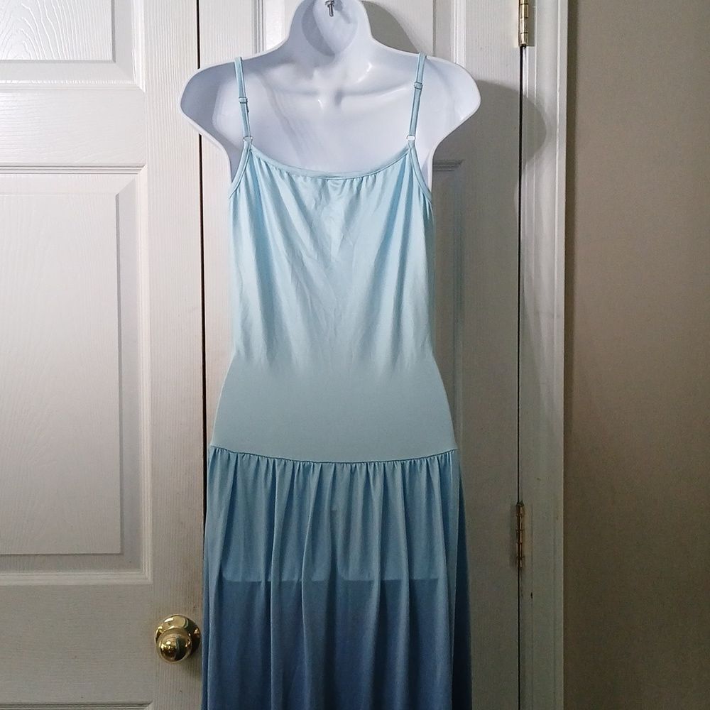 MissLook blue ombre sleeveless maxi dress Sz S NWOT - Picture 6 of 9